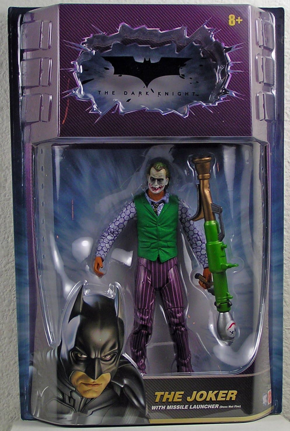 Creative Product Batman Dark Knight Movie Master Exclusive Deluxe Action Figure Joker with Missile Launcher