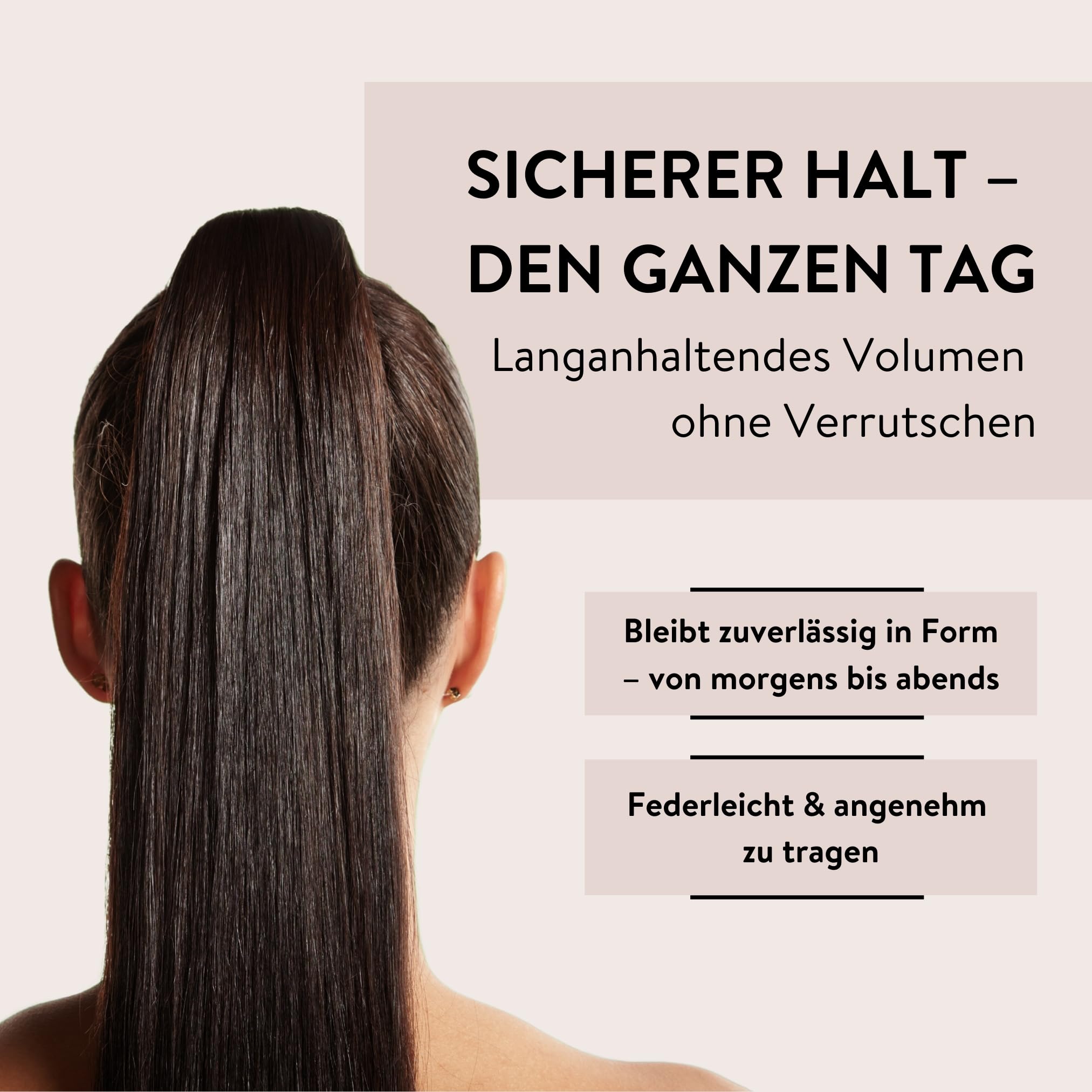 PARSA BEAUTY Magic Pony dla blond włosów, kremowy, zwiększa objętość, koński ogon, warkocz, stylizacja