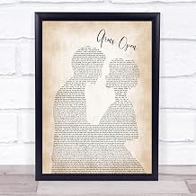 Arms Open Song Lyric Man Lady Bride Groom Wedding Print