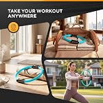Pilates Ring Circle, Magic Circle Pilates Ring, Inner Thigh Exercise Equipment, Fitness Rings for Women, Thigh Master Inner Thigh Exerciser, Yoga Ring Pilates Equipment for Home Workouts