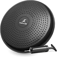 ProsourceFit 14-Inch Core Balance Disc Trainer with Pump - Boost Posture, Core Strength & Stability