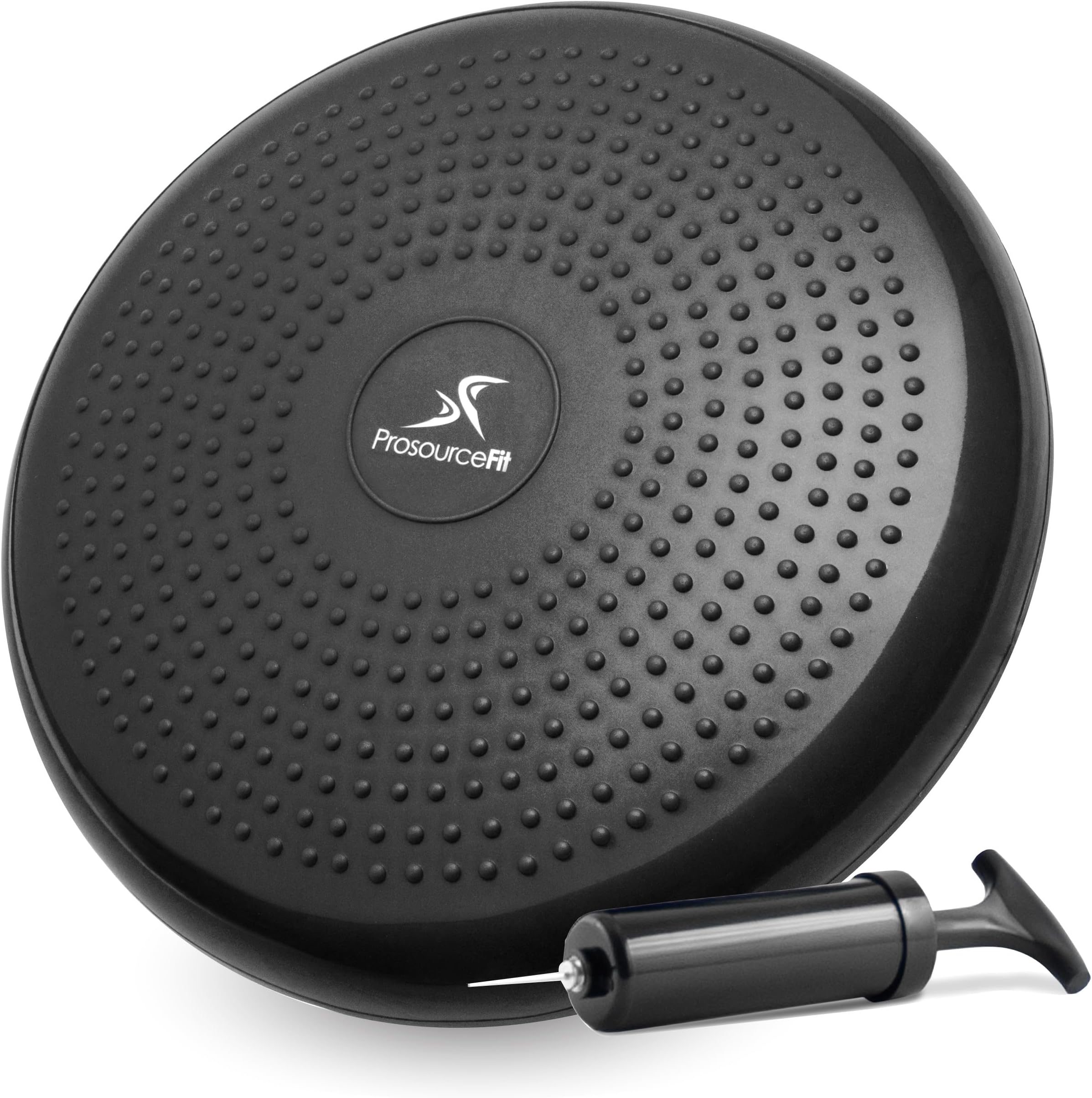 Core Balance Disc Trainer, 14” Diameter with Pump for Improving Posture, Fitness, Stability