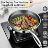 Sartén Antiadherente Híbrida de 12 Pulgadas con Tapa, Acero Inoxidable, Apto para Lavavajillas y Horno, Mango Frío, Libre de PFOA 3
