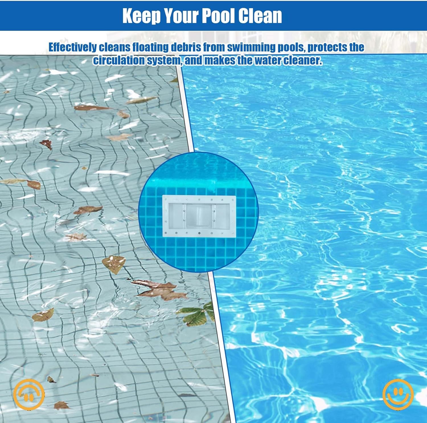 Wide Mouth Above Ground Pool Skimmer Kit Through Wall Skimmer Pool Kit