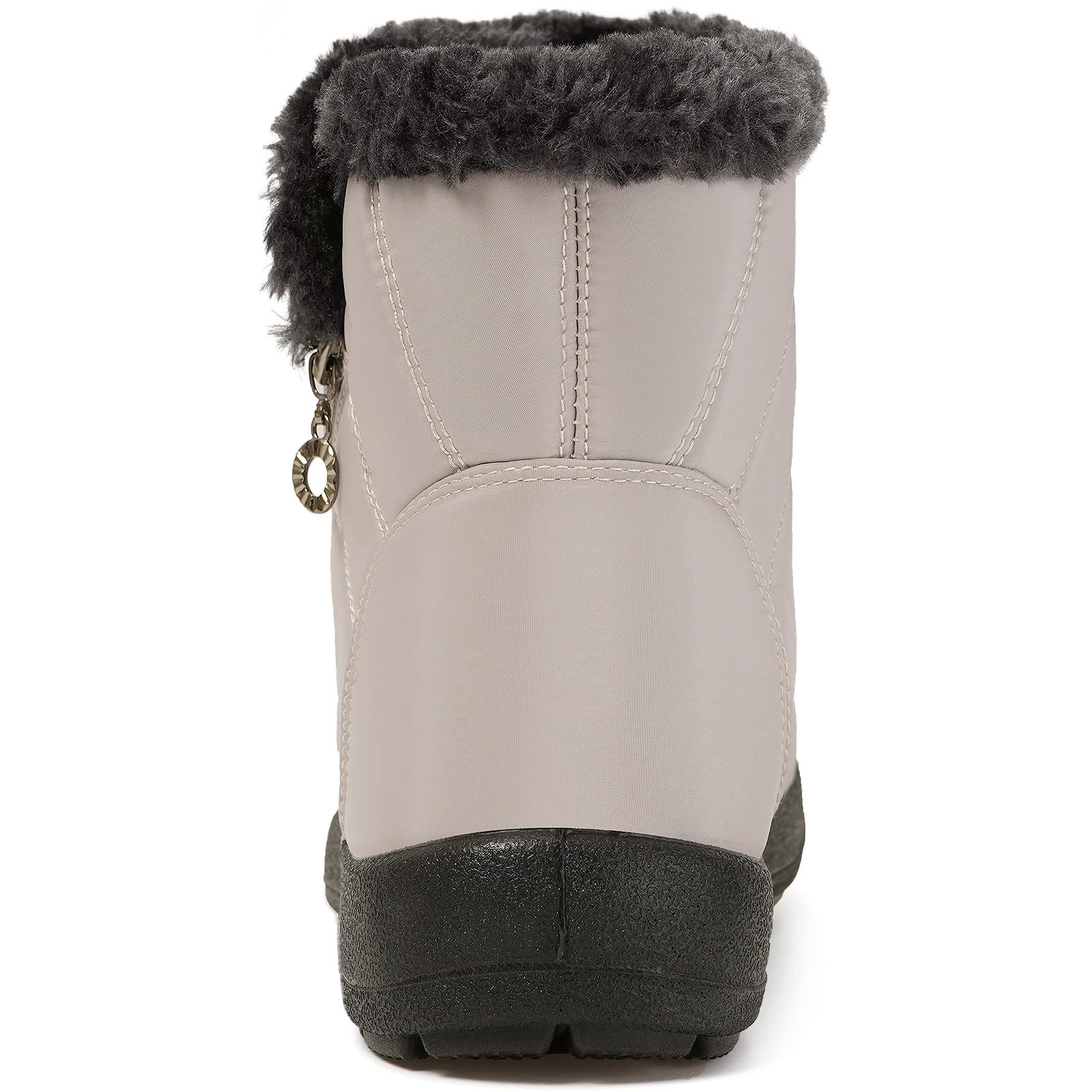 Hsyooes Stivali Donna Invernali Stivaletti Moda Stivali da Neve Foderato Caldo Scarpe da Inverno Impermeabili