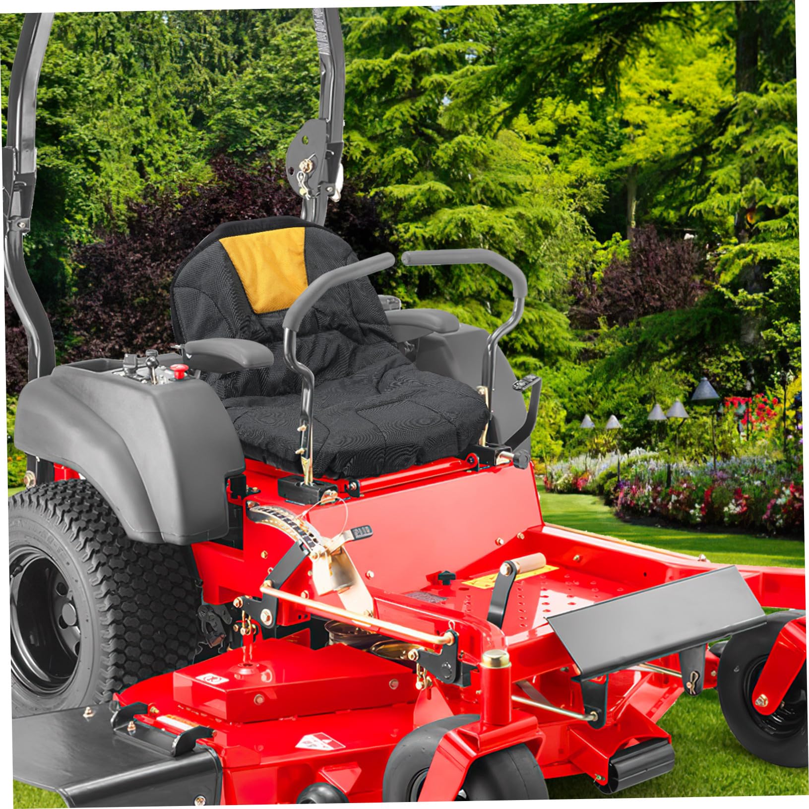Funda para Asiento de Tractor Oxford Negra Resistente para Cortacésped
