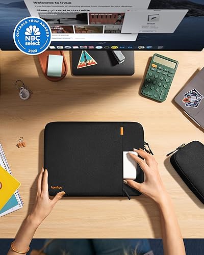 Miniatura 8 de tomtoc Juego de fundas protectoras 360 para MacBook Air M2 A2941 2023 de 15 pulgadas Microsoft Surface de 15 pulgadas, Dell XPS 15 Plus, bolsa