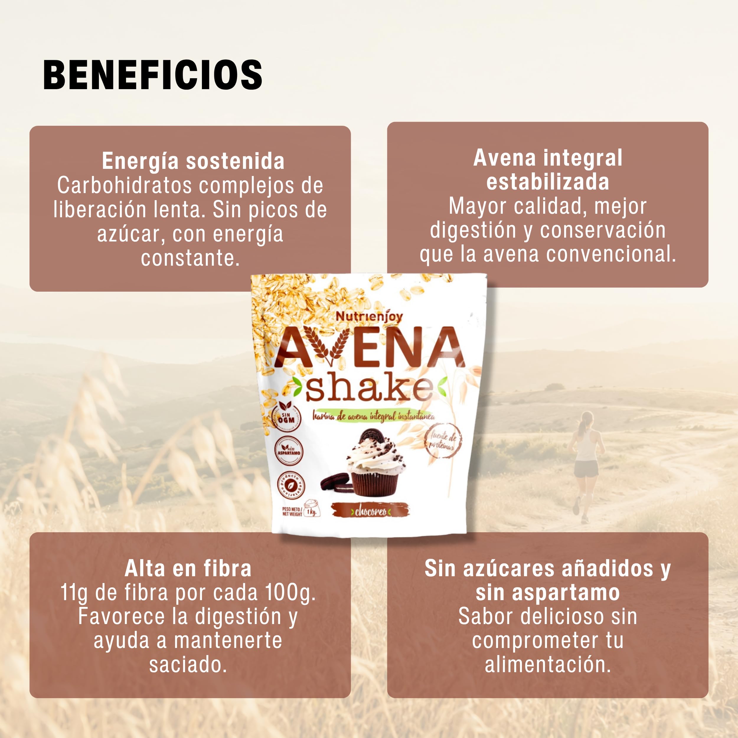 Avoine Shake (1 kg, Chocoréo)