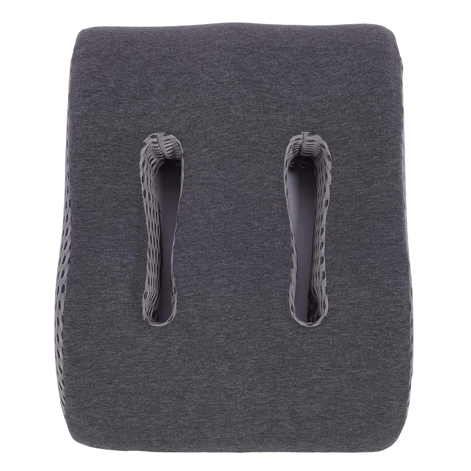 KKPLZZ Almohada para piernas de espuma viscoelástica, ergonómica, comodidad mejorada, extraíble, transpirable, cojín elevador de piernas para dormir en casa