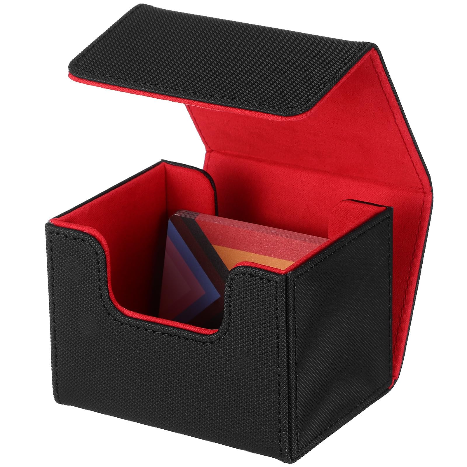 Caja Organizadora para Barajas de Gran Capacidad Material de Poliéster, Compacto y Versátil para Guardar Tarjetas Coleccionables