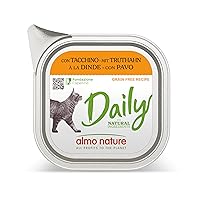 Almo Nature Daily, Alimento Umido per Gatti Adulti con Tacchino