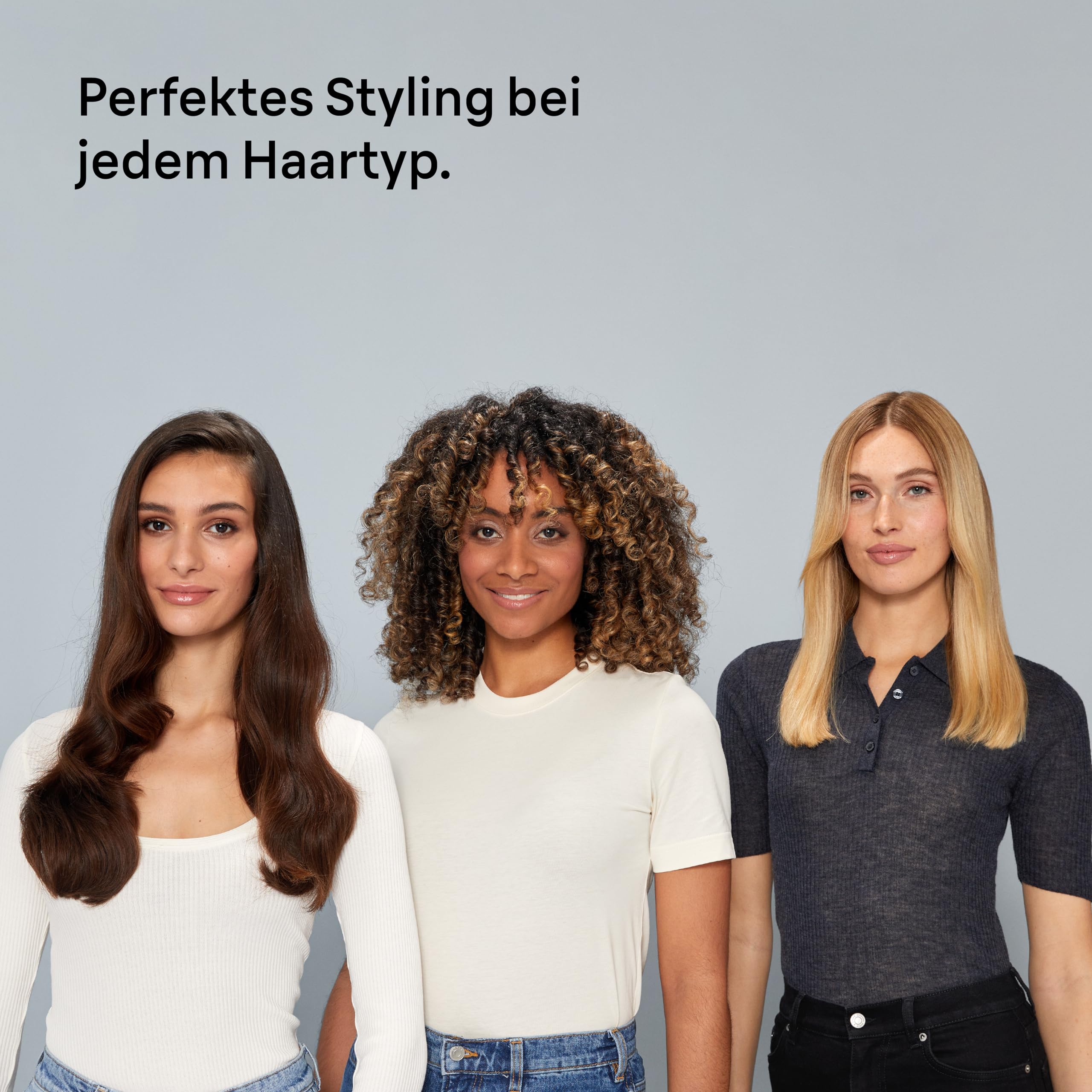 Braun Haartrockner HD4.2 – Leichter Hochleistungs-Föhn mit Diffusor und Stylingdüse für alle Haartypen, Super IONTEC Technologie, 2100W, 3 Temperaturen und 3 Geschwindigkeiten, Schwarz-Grau, BRHD425E