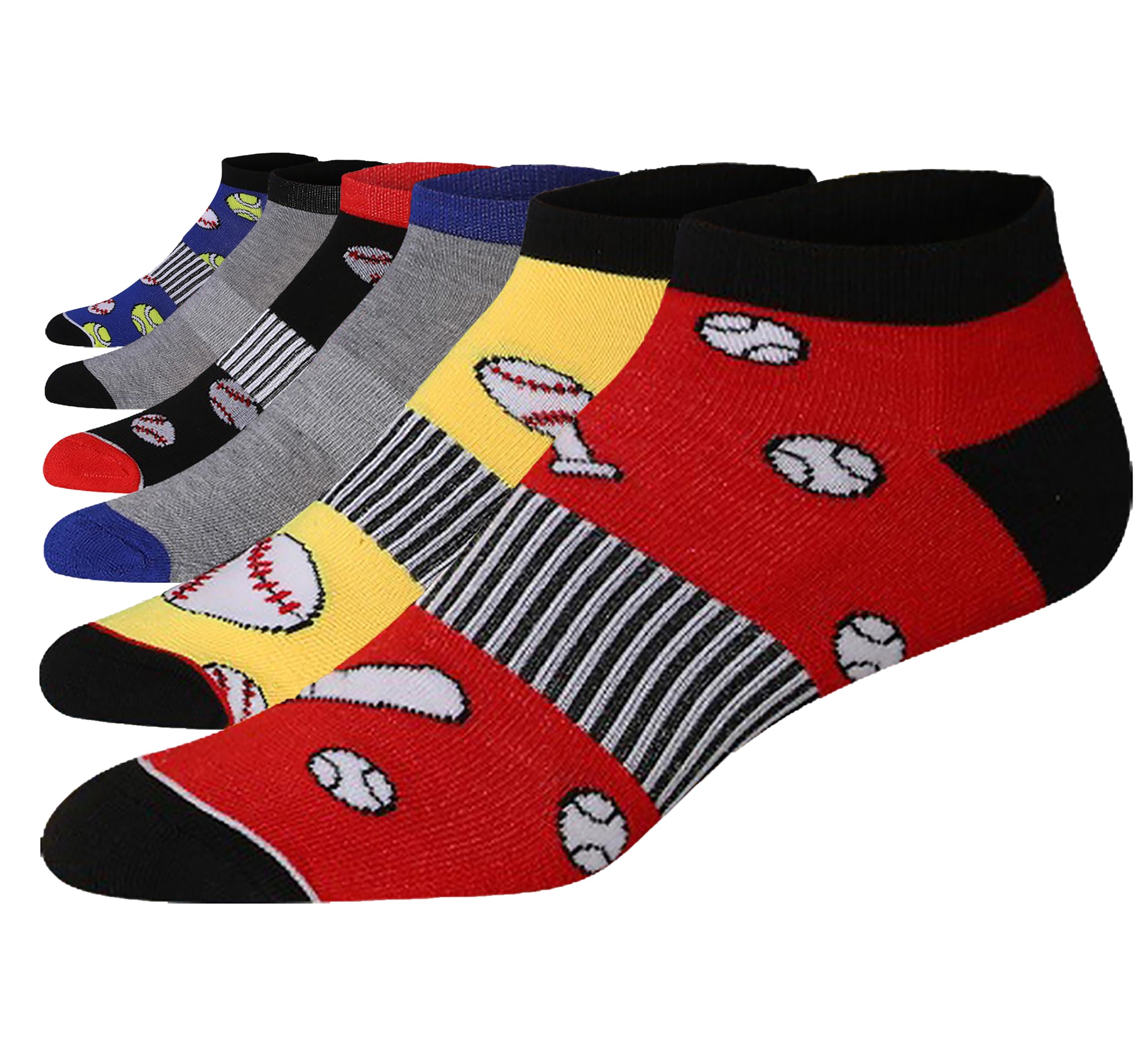 JAMES FIALLO sportliche gepolsterte tief geschnittene Sportsocken für Herren 6er-Pack - Bild 3 von 10
