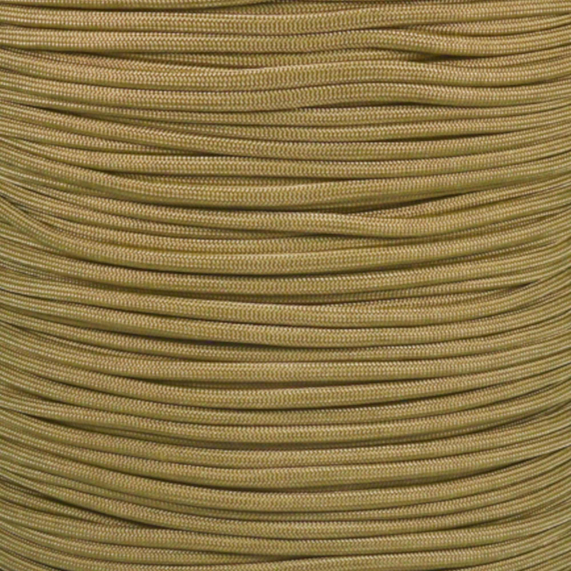 Paracord Planet Solid Color 550lb Paracord โ 7 Strand Type III Nylon Cord for Indoor and Outdoor Tasks โ Gold (10 ft)