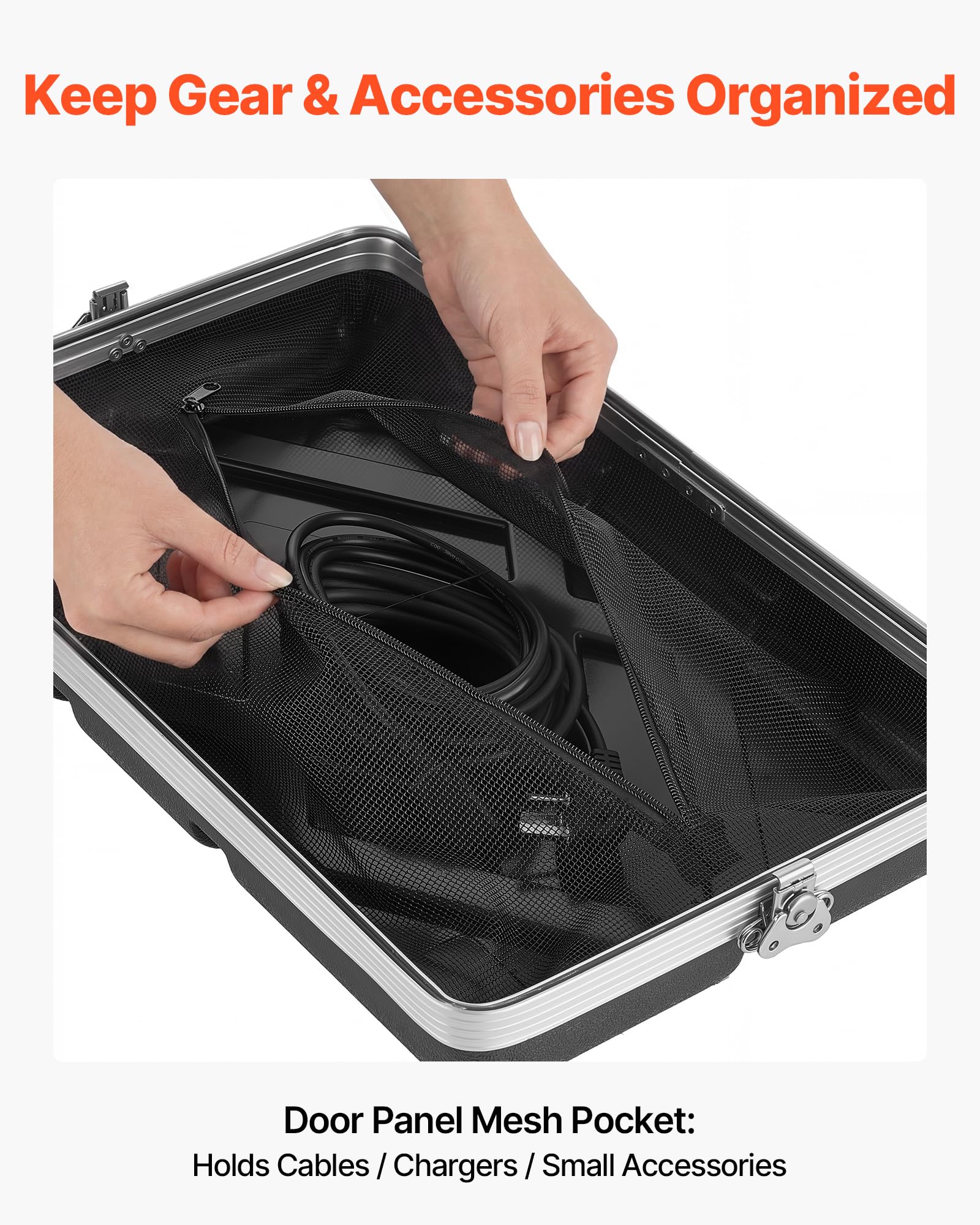 VEVOR Armadio Rack per Server 6U, Armadio per Amplificatori Processori Controller Profondità 31 cm in ABS Chiusura a Vite Incassate Pannelli Anteriori Posteriori Rimovibili, Profondità Interna 29 cm