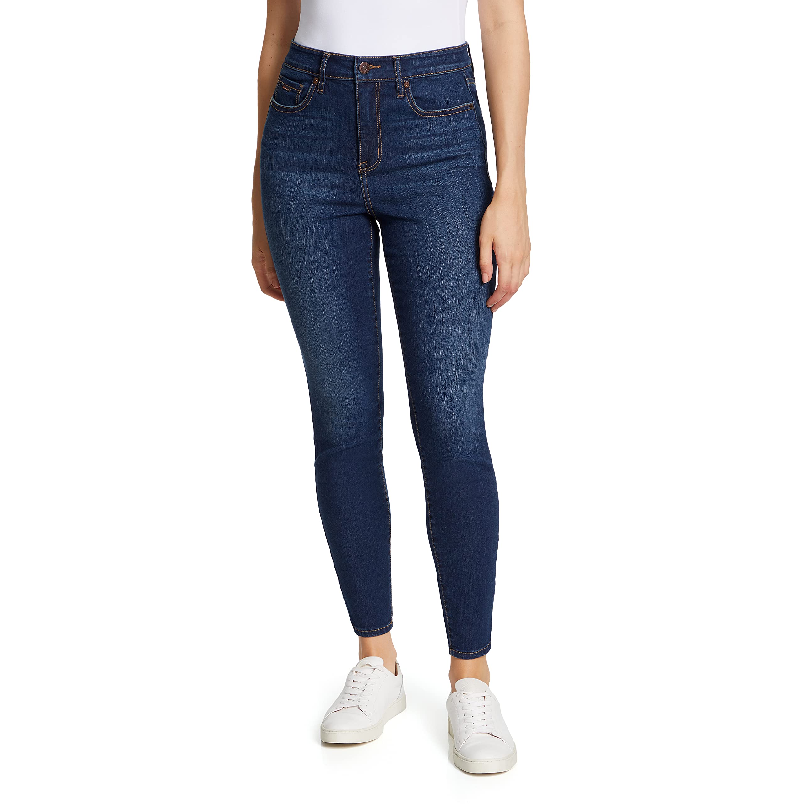 Nine West Women's Lafayette High Rise Perfect Skinny Jean, 10 Regular