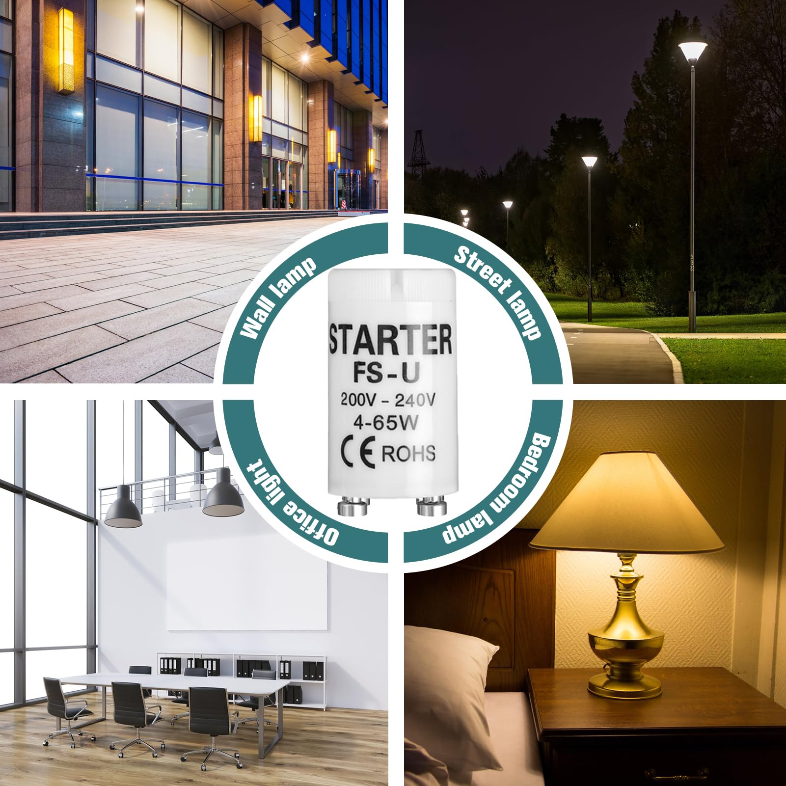 Starter Per Neon 4-65W - Pack Da 6 Pezzi Universali, 220-240V, Senza Piombo, Accensione Rapida - Foto 14