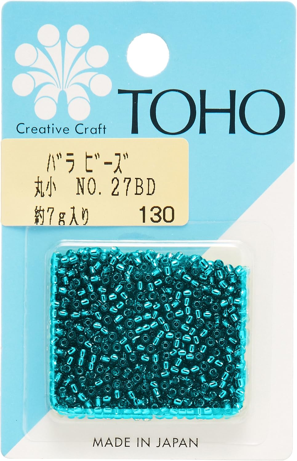 TOHO Round Small Beads, Rose Pack Beads, Outer Diameter Approx. 0.09 inches (2.2 mm), Approx. 0.2 oz (7 g), No. 27BD