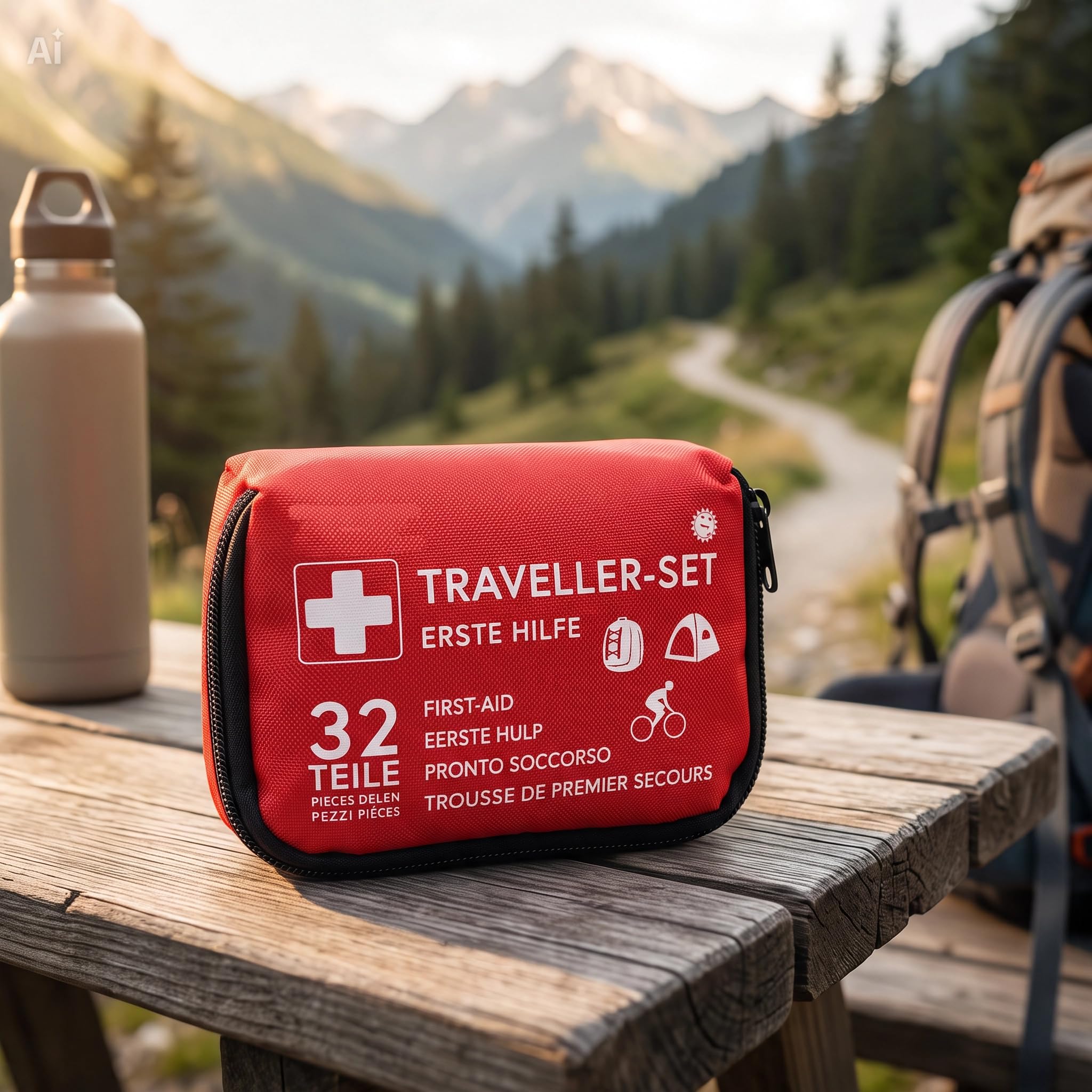 Sac à dos de survie tactique 48,5 l avec 8 accessoires et panneau solaire