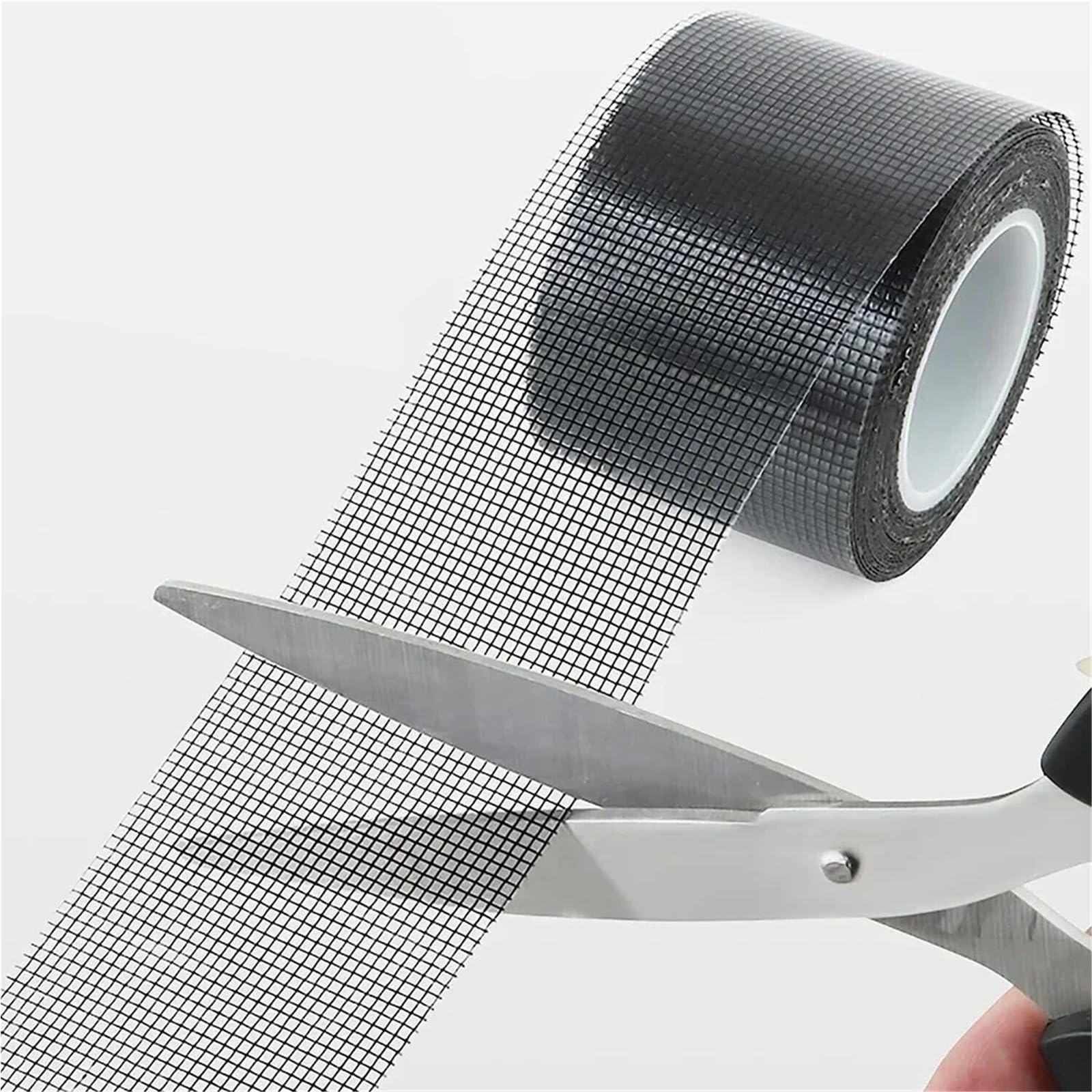 Bildschirm-Fenster-Aufkleber for Bildschirm-Reparatur-Set, starker Klebstoff und wasserdichtes Klebeband, Türvorhang, Moskitonetz, Mesh-Patch für Fliegengitter Tür(GRAY,100mmx3.5m)