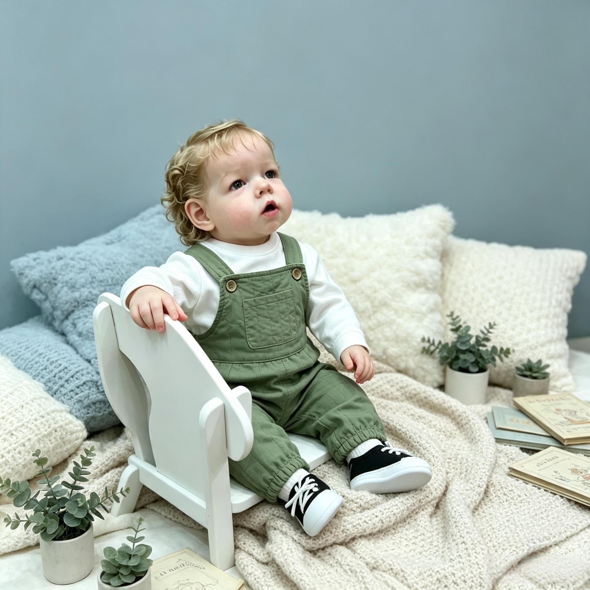 Realistyczne lalki Reborn 71 cm, duży rozmiar, Reborn Baby Dolls Boy z blond kręconymi włosami, prawdziwa lalka, miękka winylowa tkanina, ciało, realistyczna lalka dla dzieci