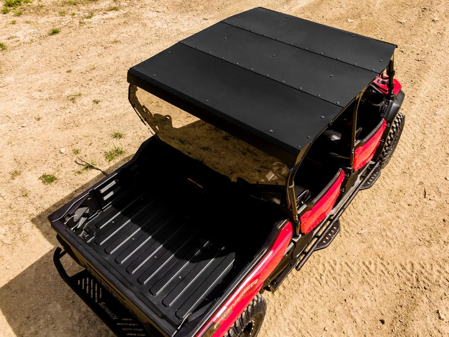 SuperATV Aluminum Roof for 2023+ Honda Pioneer 1000-6 | .079" Aluminum | Sealed Edges | Powder Coat Finish | Ultimate Roof Upgrade | USA Made