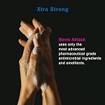 X3 Clean Germ Attack Foaming Hand Sanitizer, Alcohol Free and Fragrance Free, Moisturizing, 250 ml Countertop Size (Pack of 3)