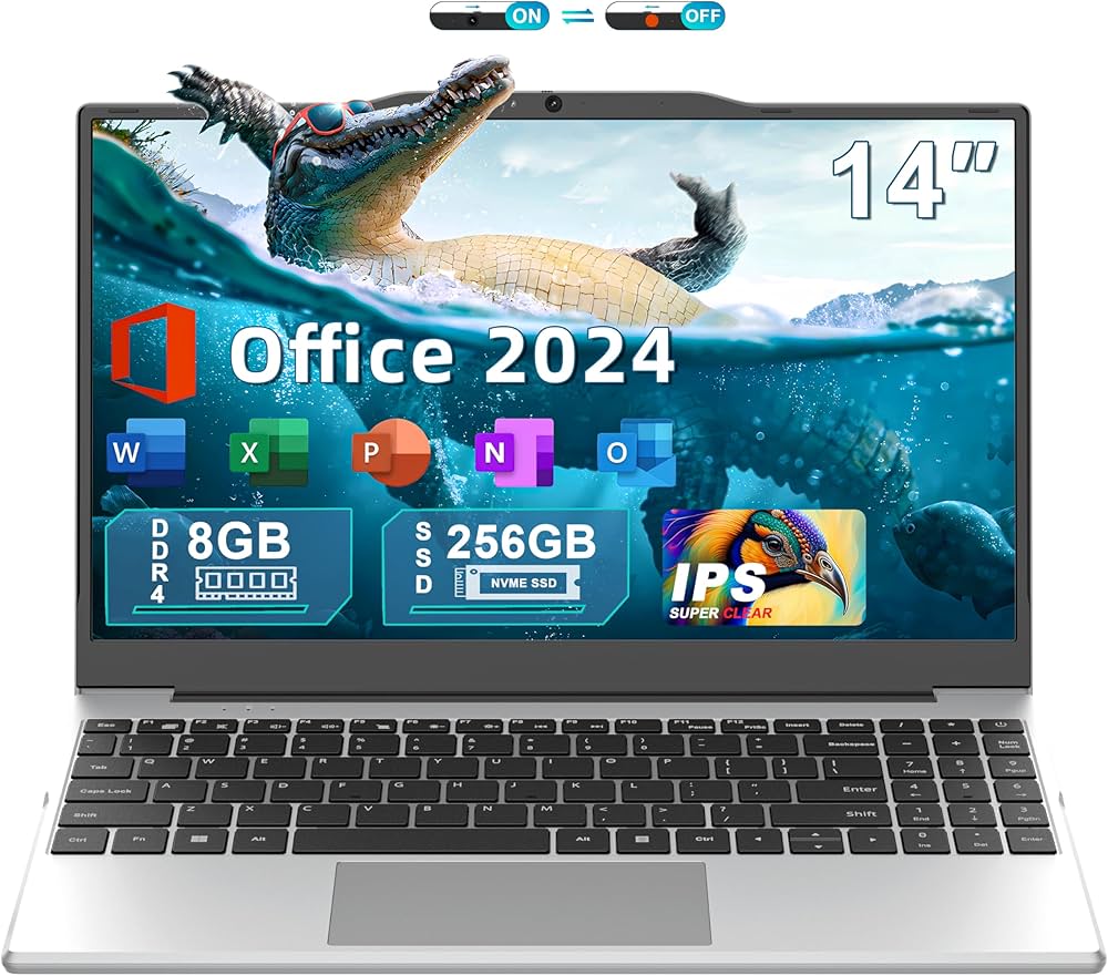 Amazon.co.jp: Fsjun ノートパソコン 【MS Office 2024搭載 &Windows
