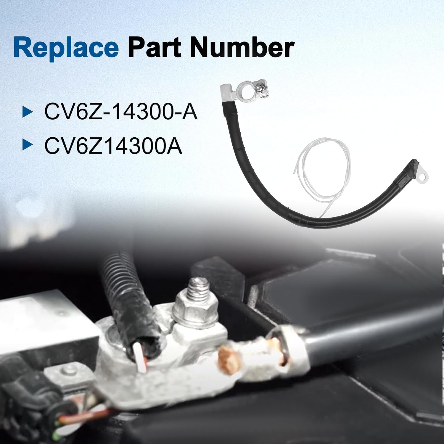 Positive Battery Cables Connector Wire,Fit for 2013-2019 Ford Escape/2012-2018 Ford Focus Accessories,Replace CV6Z-14300-A CV6Z14300A