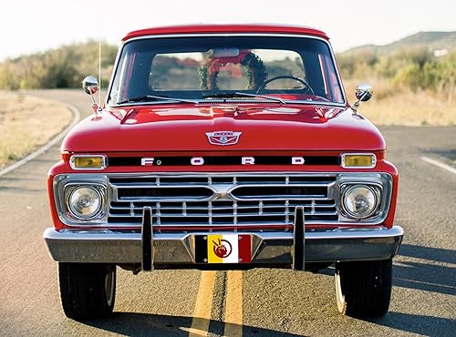 Miniatura 7 de Placa de matrícula de automóvil con bandera tribal nativa americana de tamaño completo (6 x 12)