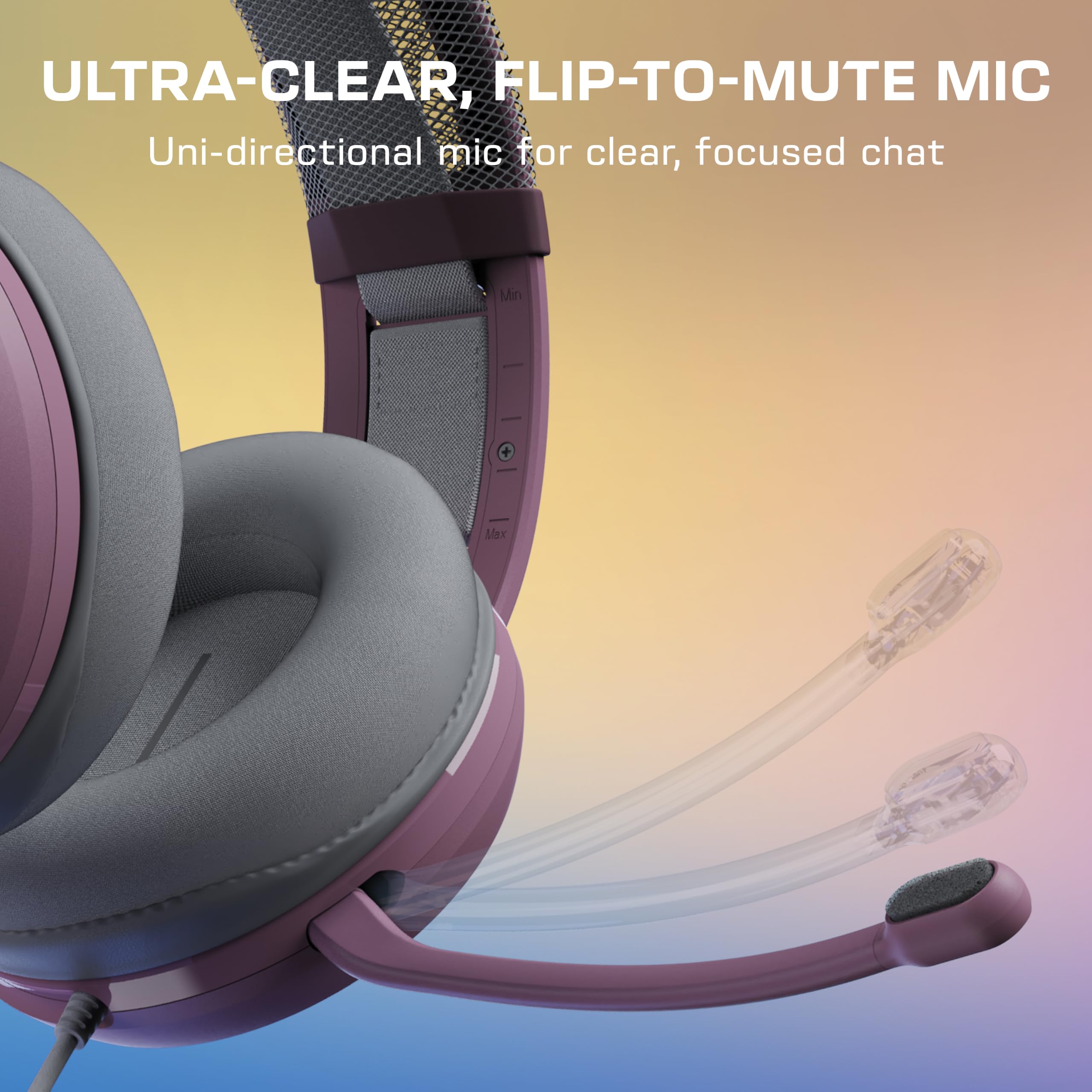 Turtle Beach Atlas 200 przewodowy wieloplatformowy zestaw słuchawkowy do gier do Xbox, PlayStation, PC z przyłączem 3,5 mm, sterowniki Nanoclear 50 mm, mikrofon z klapką do wyciszenia, poduszki z