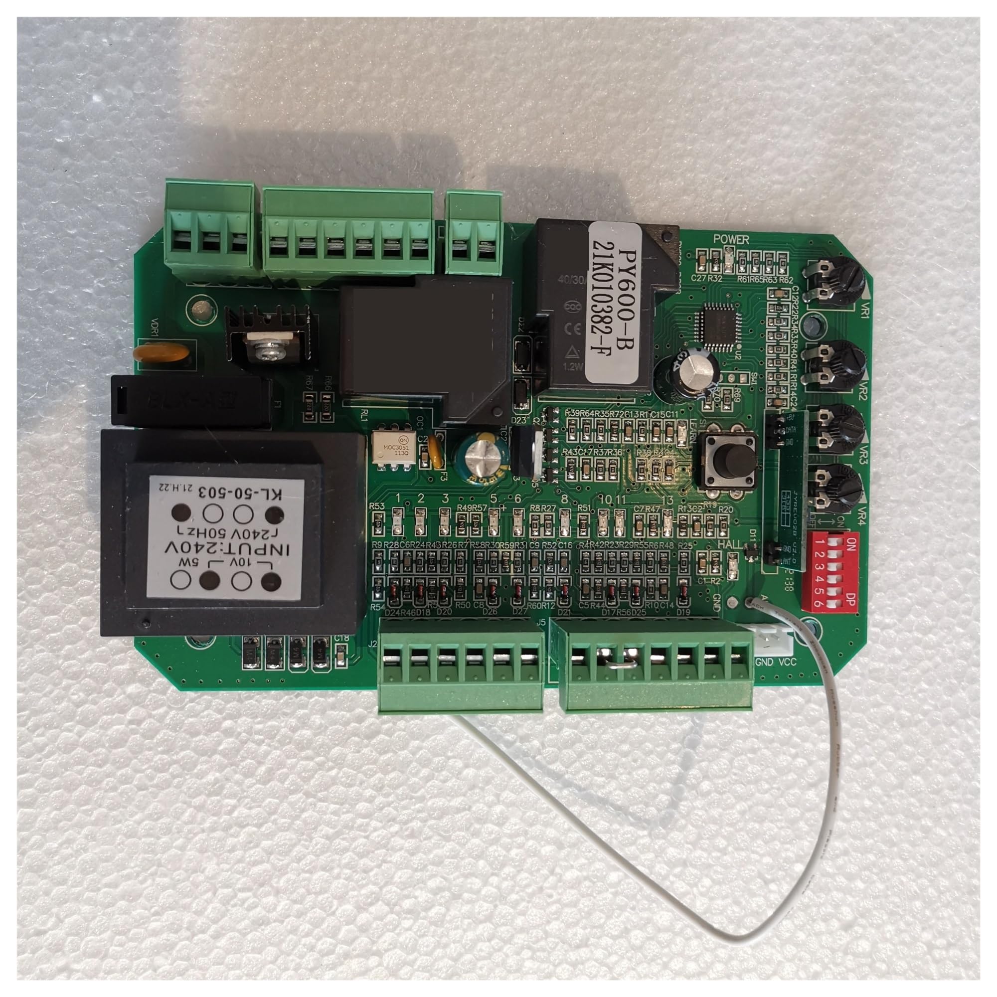 Elektrischer TüRöFfner, Schiebetor-Motoröffner, Motherboard-Karte, ersetzte Platine, 433,92 MHz, Rolling-Code-Fernbedienung(Kit 4)