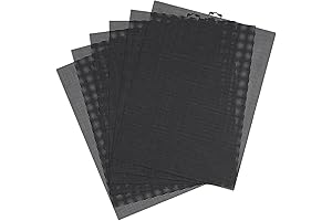 6pcs Plastic Mesh Canvas Sheets for Cosplay Eye Mesh