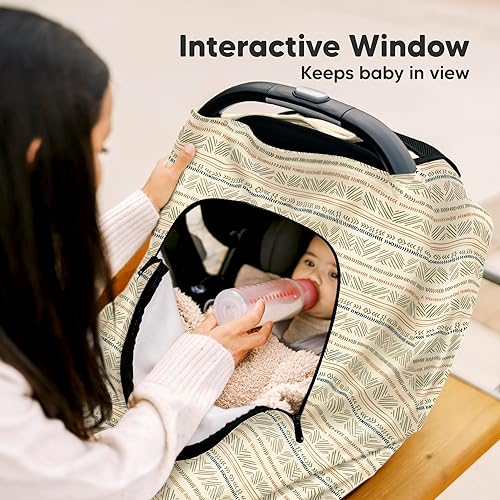 Miniatura 5 de Funda de asiento de automóvil para bebés para niños y niñas, toldo transpirable para asiento de automóvil para invierno, lluvia, ajuste elástico