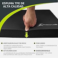 Vista 3 de ProsourceFit Exercise Balance Pad, Non-Slip Cushioned Foam Mat & Knee Pad for Fitness and Stability Training, Yoga, Physical Therapy