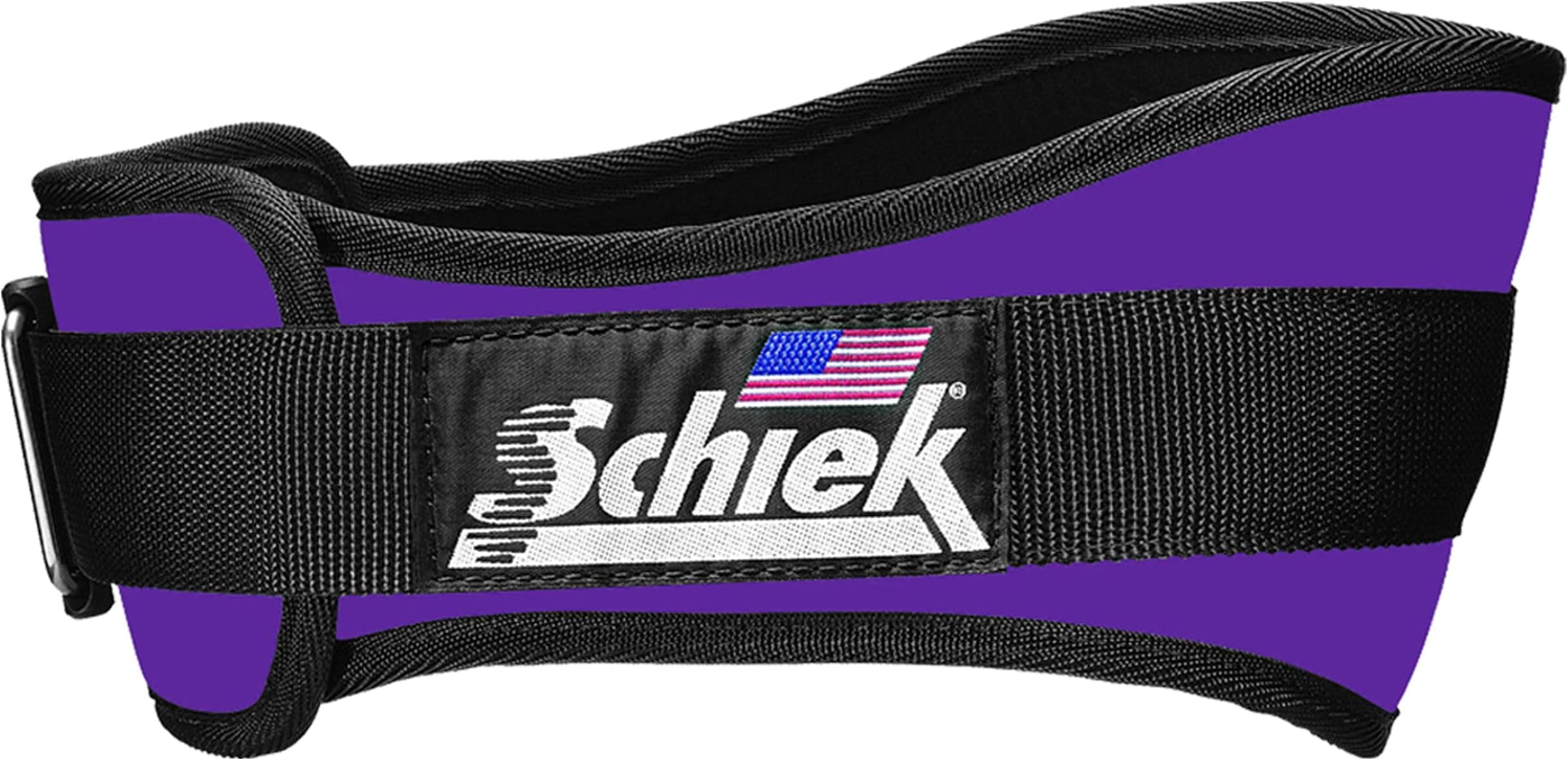 Schiek Sports Model 2004 Nylon 4 3/4" Weight Lifting Belt - Black