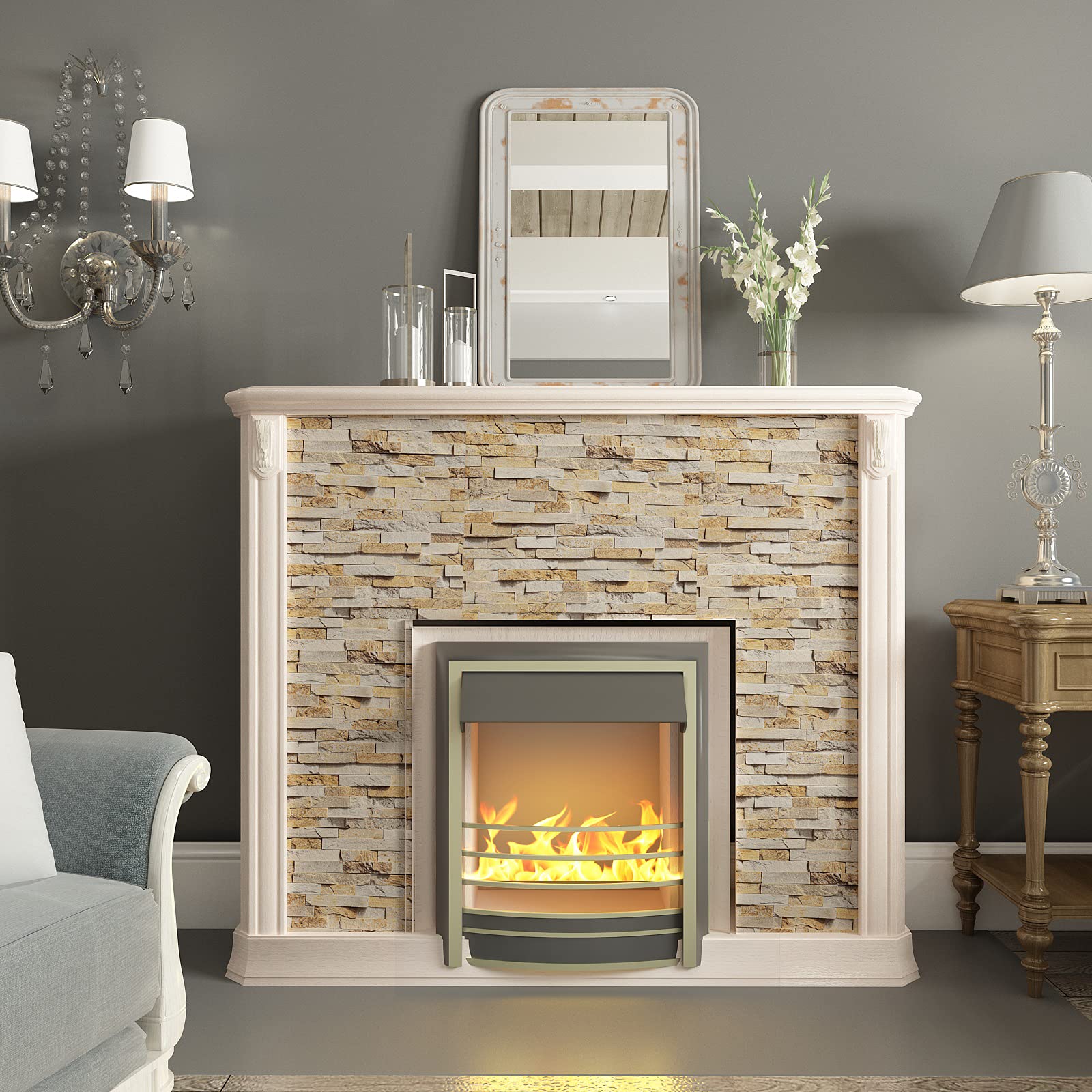 VEELIKE Carta da Parati Pietra Beige 60cm×900cm Pellicola Adesiva Effetto Mattoni Carta Adesiva Cucina Lavabile Pellicola Autoadesiva per Mobili Bagno Rivestimento Parete Soggiorno Camera da Letto