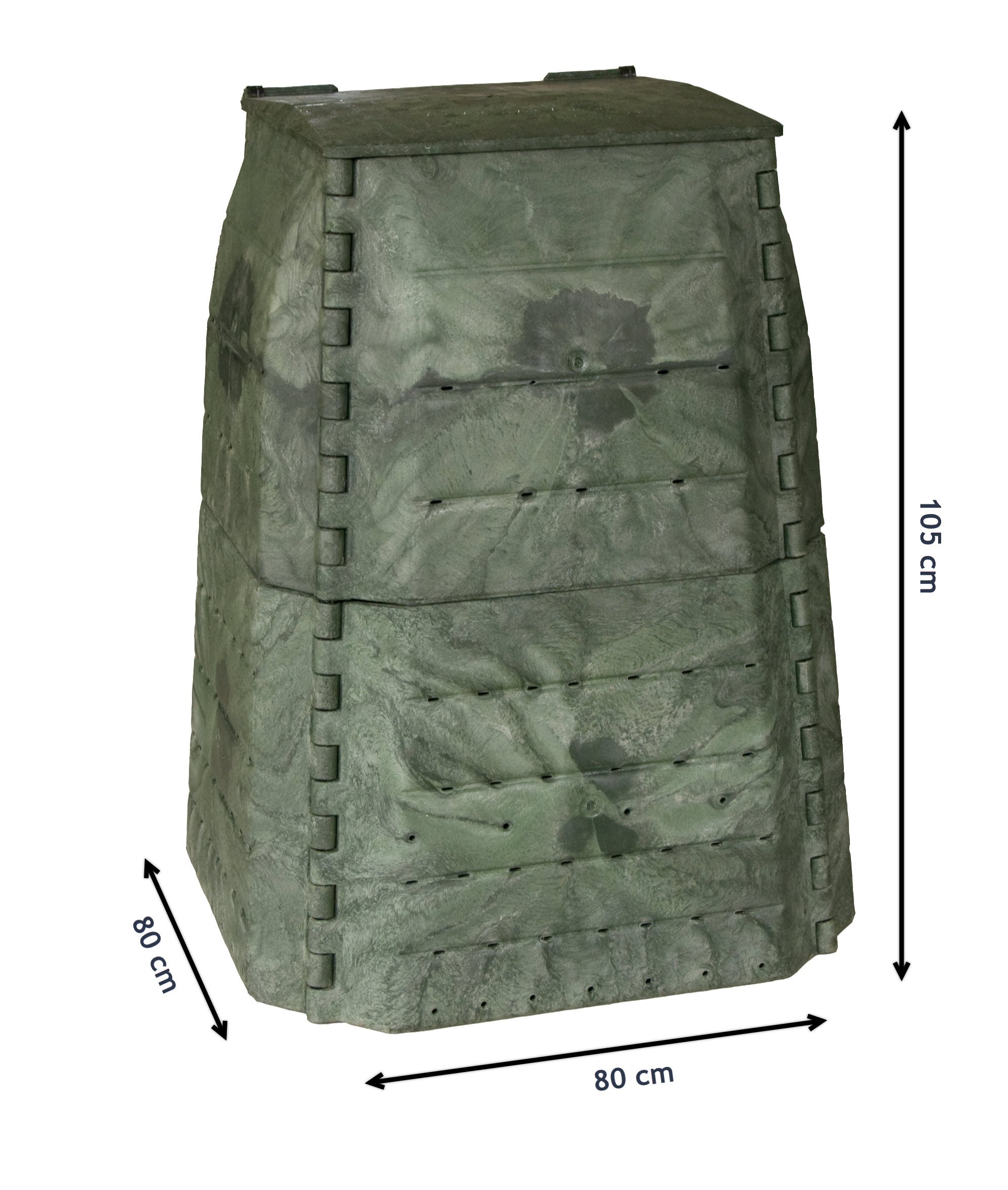 Termocompostador plástico Grueso para residuos de Cocina y jardín – Protección del Medio Ambiente Ganador – Fabricado en Austria