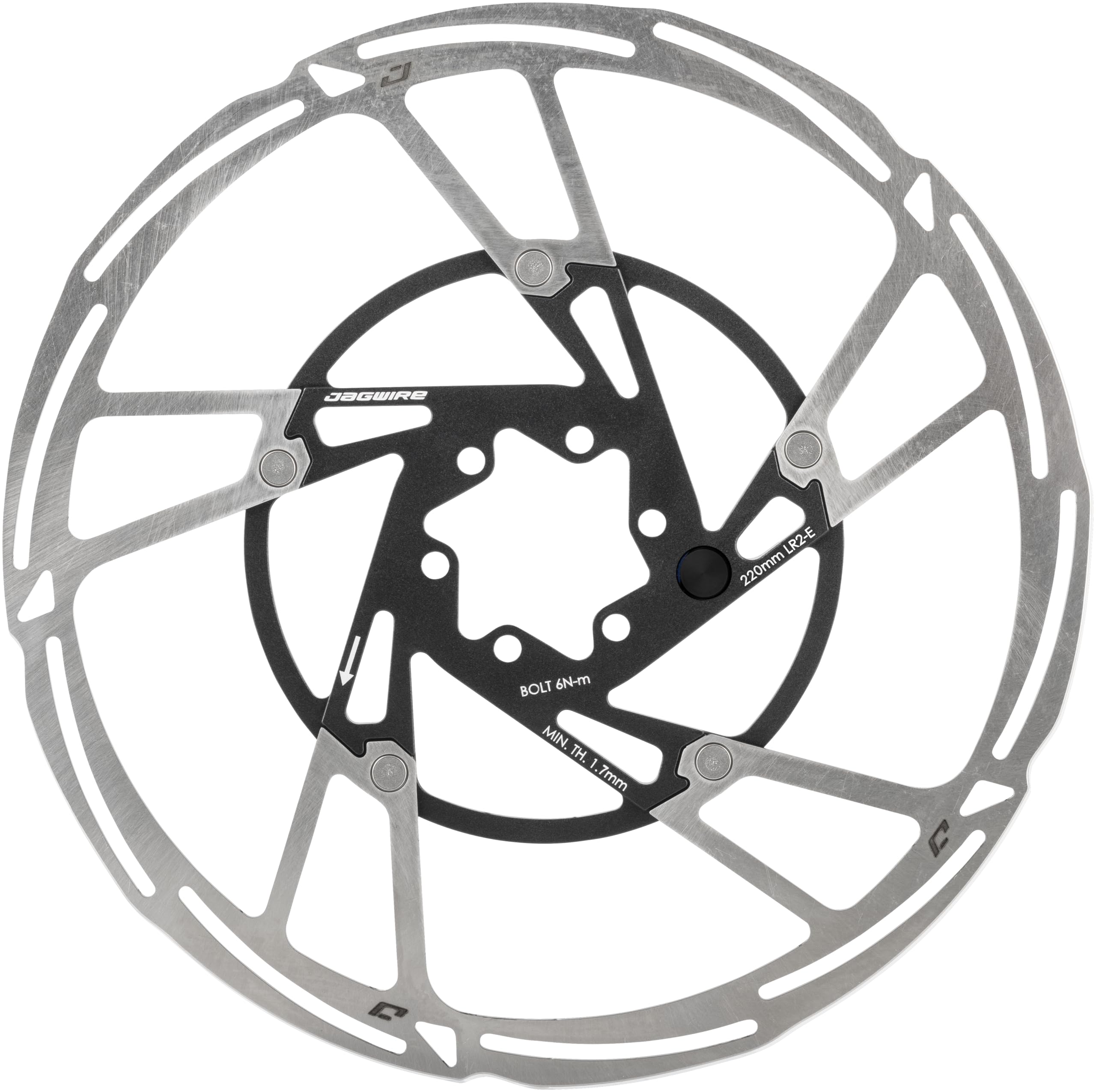 Jagwire Pro LR2-E - Rotore Freno A Disco, 6 Bulloni, 220 Mm - 4