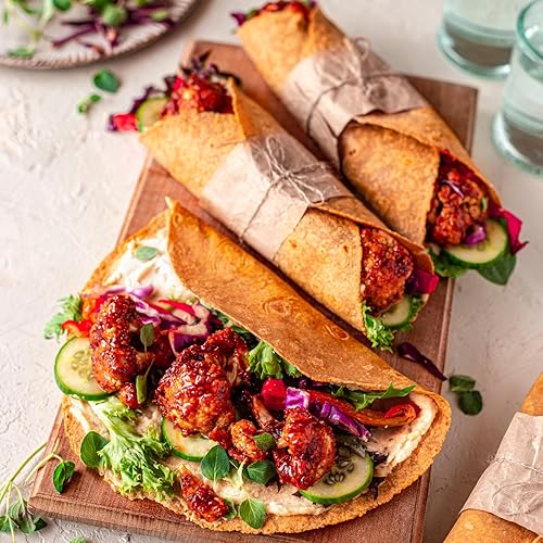 Miniatura 7 de BFree Tortillas de envoltura sin trigo sin gluten, batata, veganas sin lácteos (paquete de 2)