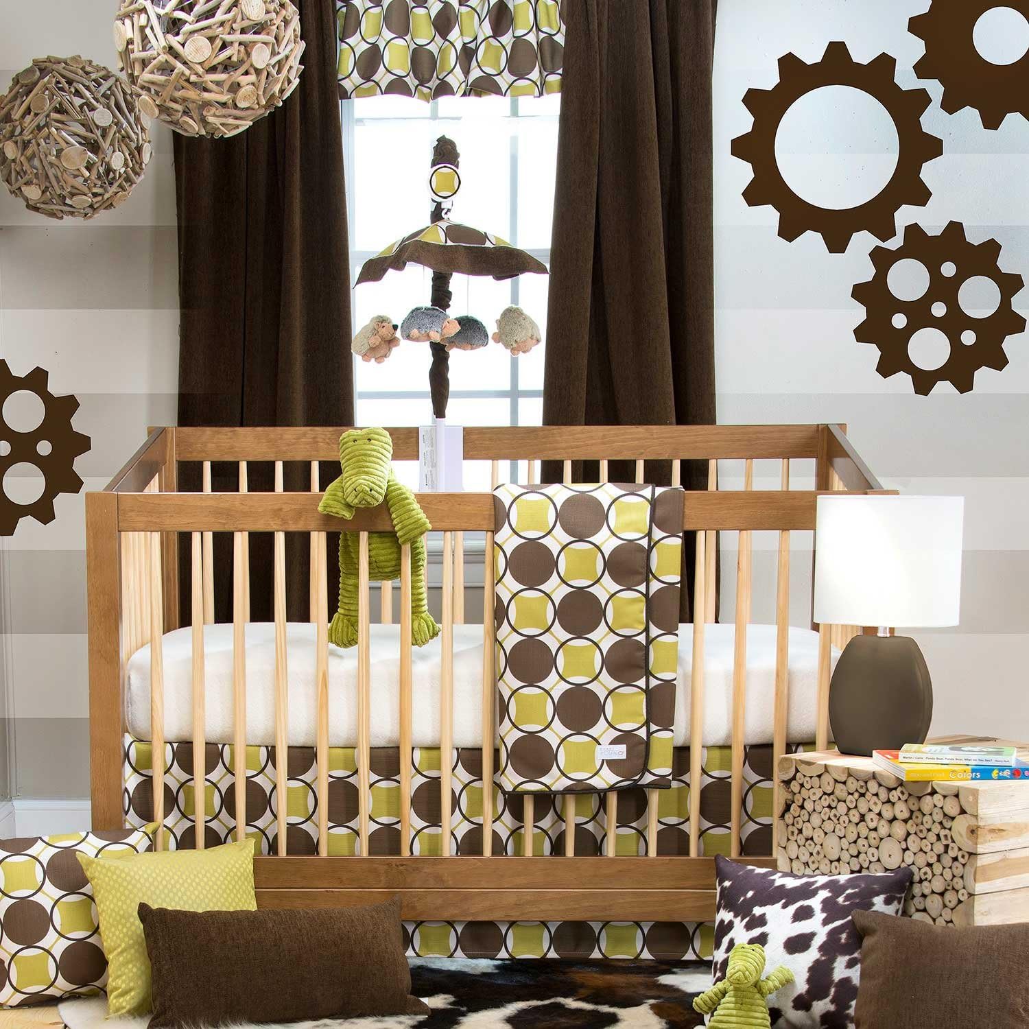 Urban Cowboy 3 Piece Baby Crib Bedding Set Plus FREE Sheet