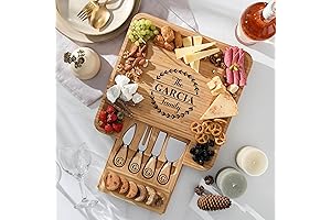 Personalized Cutting Board and Knife Set - Perfect for Prime Day