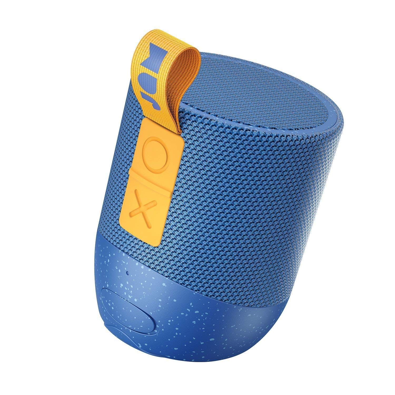 Jam Double Chill - Bluetooth, 12 heures de lecture, 30 mètres de portée, résistant à eau/poussière/chute IP67 Construit en haut - parleur sans fil, entrée auxiliaire Port USB Charging – Blue