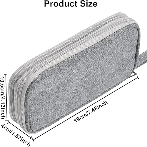 Miniatura 2 de LynxLink Funda para lentes de contacto de viaje para 8 contactos desechables diarios, solución portátil 3 en 1 para lentes de contacto y funda de