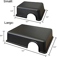 Vista 6 de Caja de piel de reptiles, escondite de animales pequeños, cueva de plástico para geckos de leopardo, serpientes pequeñas, pitones de bola juvenil