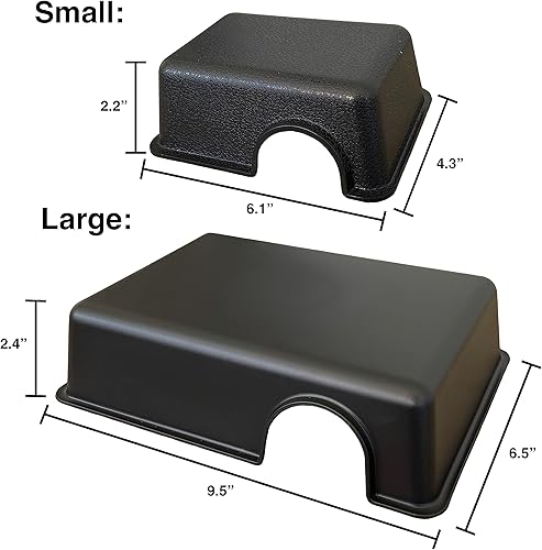 Miniatura 6 de Caja de plástico para piel de reptiles para geckos de leopardo, serpientes, lagartos, serpientes de maíz, pequeña y juvenil
