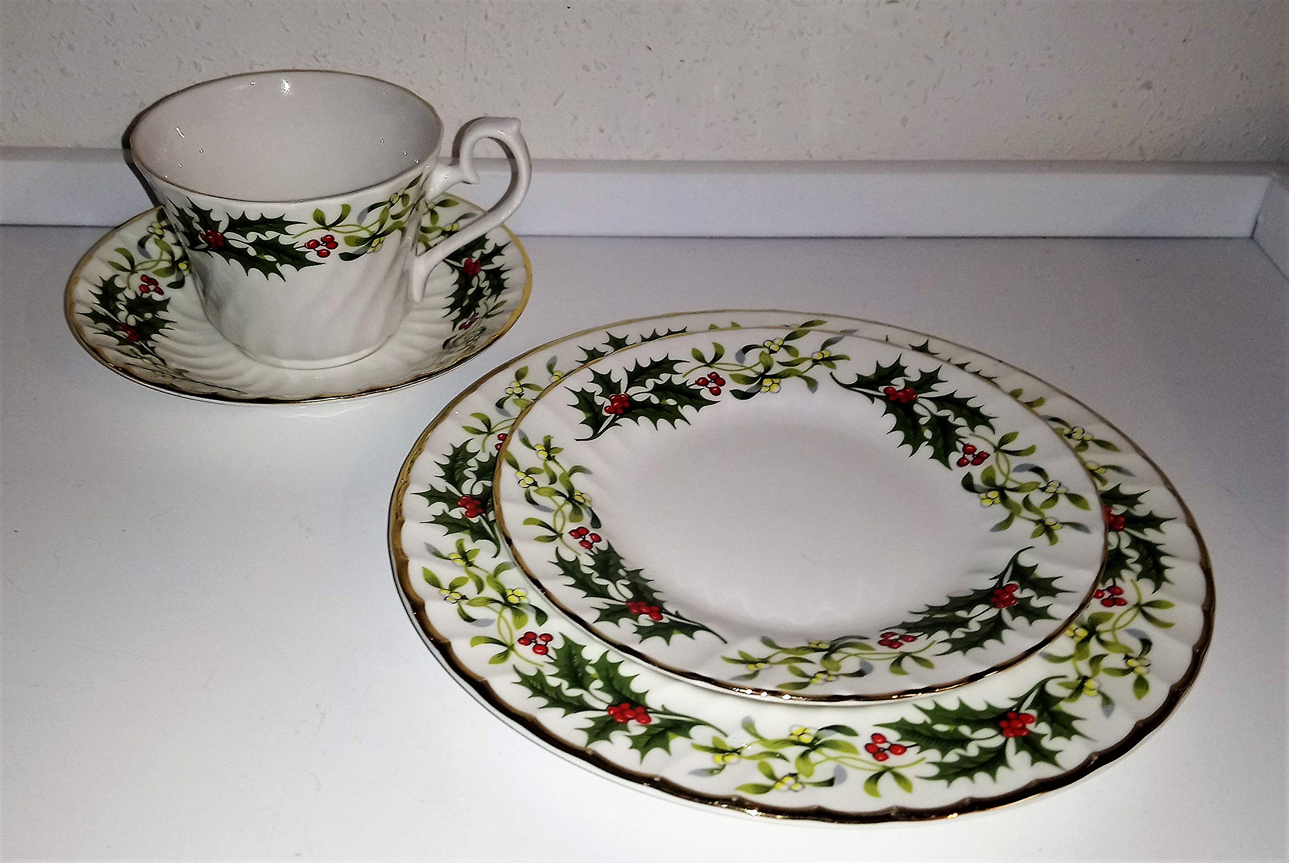 Lot de 4 tasses à café Royal Kendal, motif fleuri