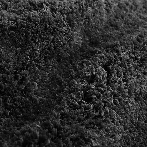 Miniatura 6 de Clara Clark Alfombras de baño, ultra suaves, peludas y peludas, lavables a máquina, goma antideslizante, 17 x 24 pulgadas,