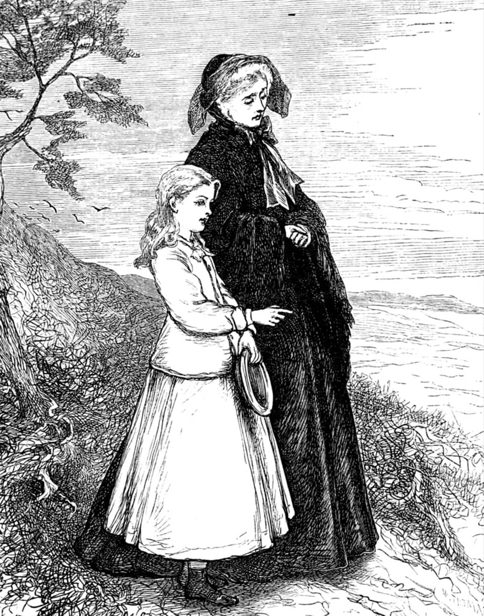 Tableau Mary Ellen Edwards tante et nièce, une décoration pleine de tendresse - 5
