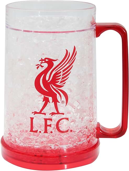 Liverpool FC Official Football Club Crest Freezer Mug (One Size) (Red)